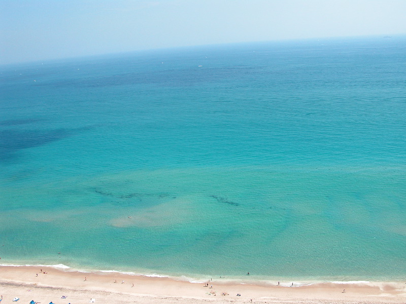 A Perfect Day At The Beach, With Sharks